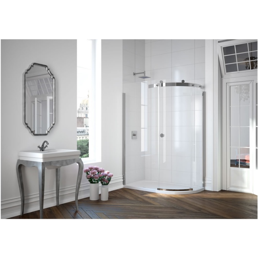 Lifestyle image of Merlyn 10 Series 1200 x 900mm Offset Shower Quadrant